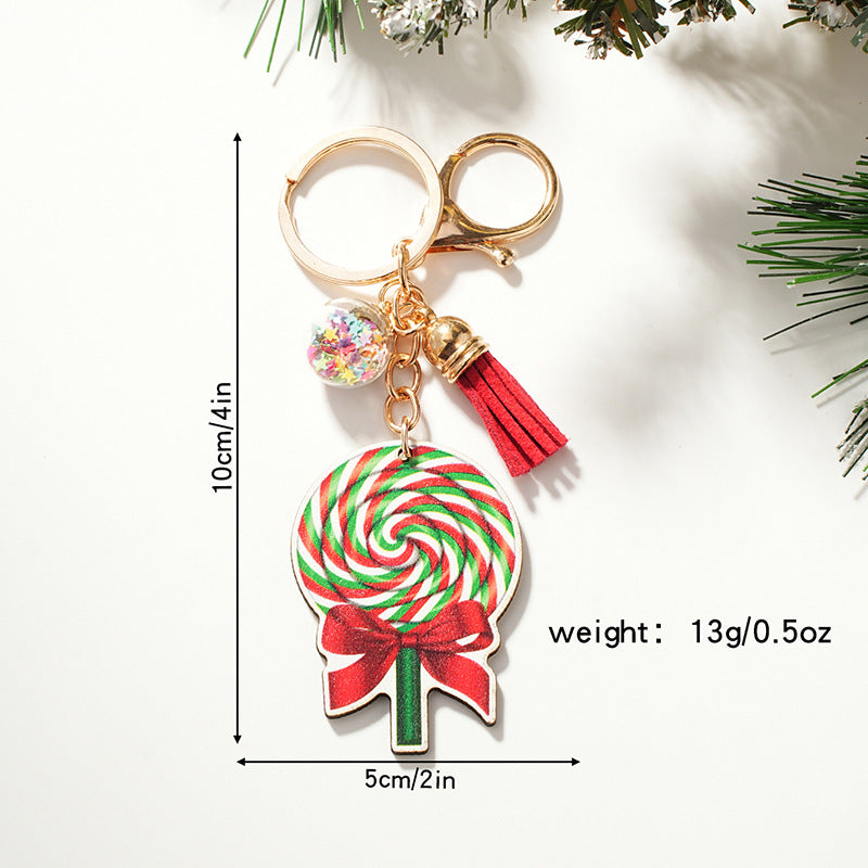 Wholesale Christmas Wooden Keychain